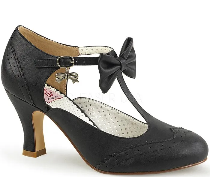 3" Kitten T-Strap Pump (FLAPPER-11 Final Sale)