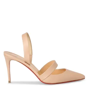 Actina 85 beige leather pumps