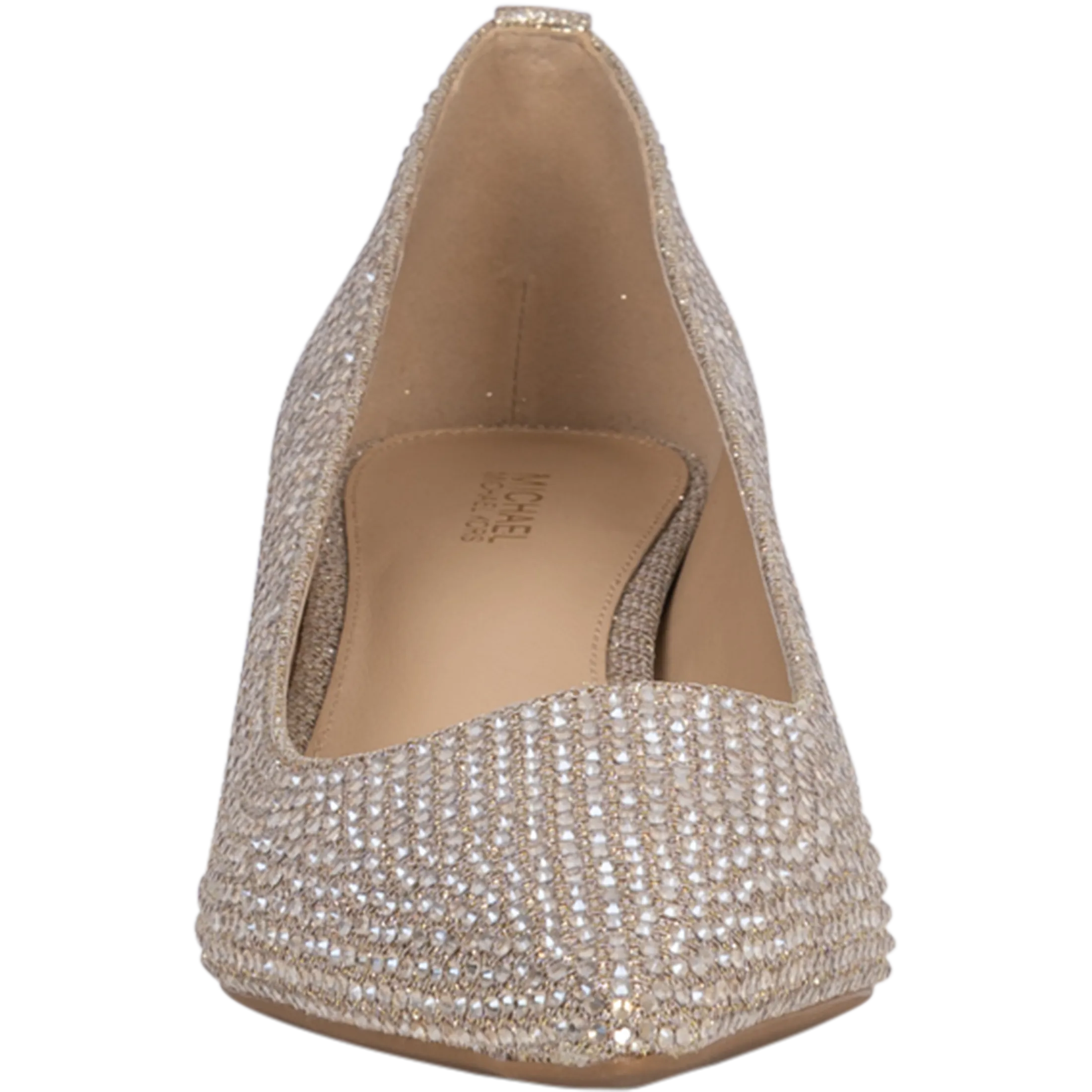 Alina Flex Kitten Pump - Pale Gold
