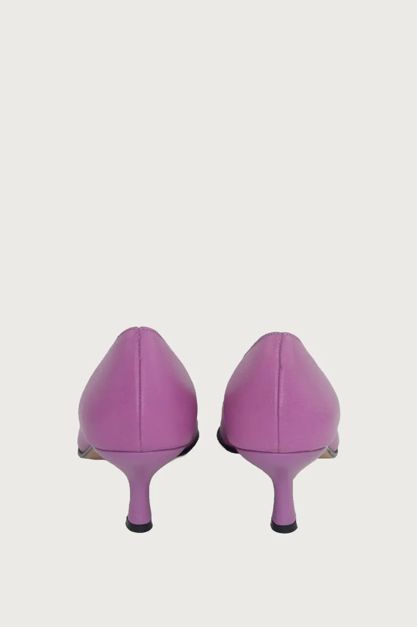 AMINA LAVENDER LEATHER