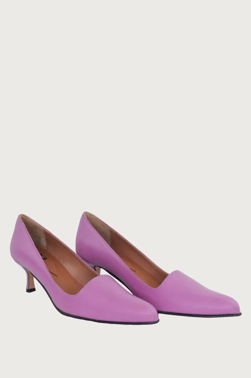 AMINA LAVENDER LEATHER