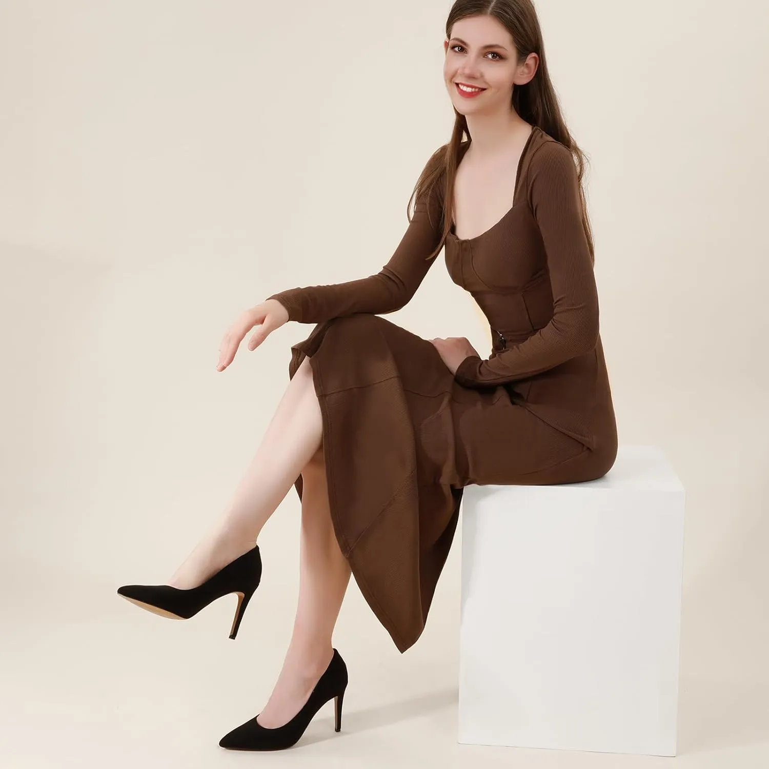 Ankis Pump Shoes for Women Black