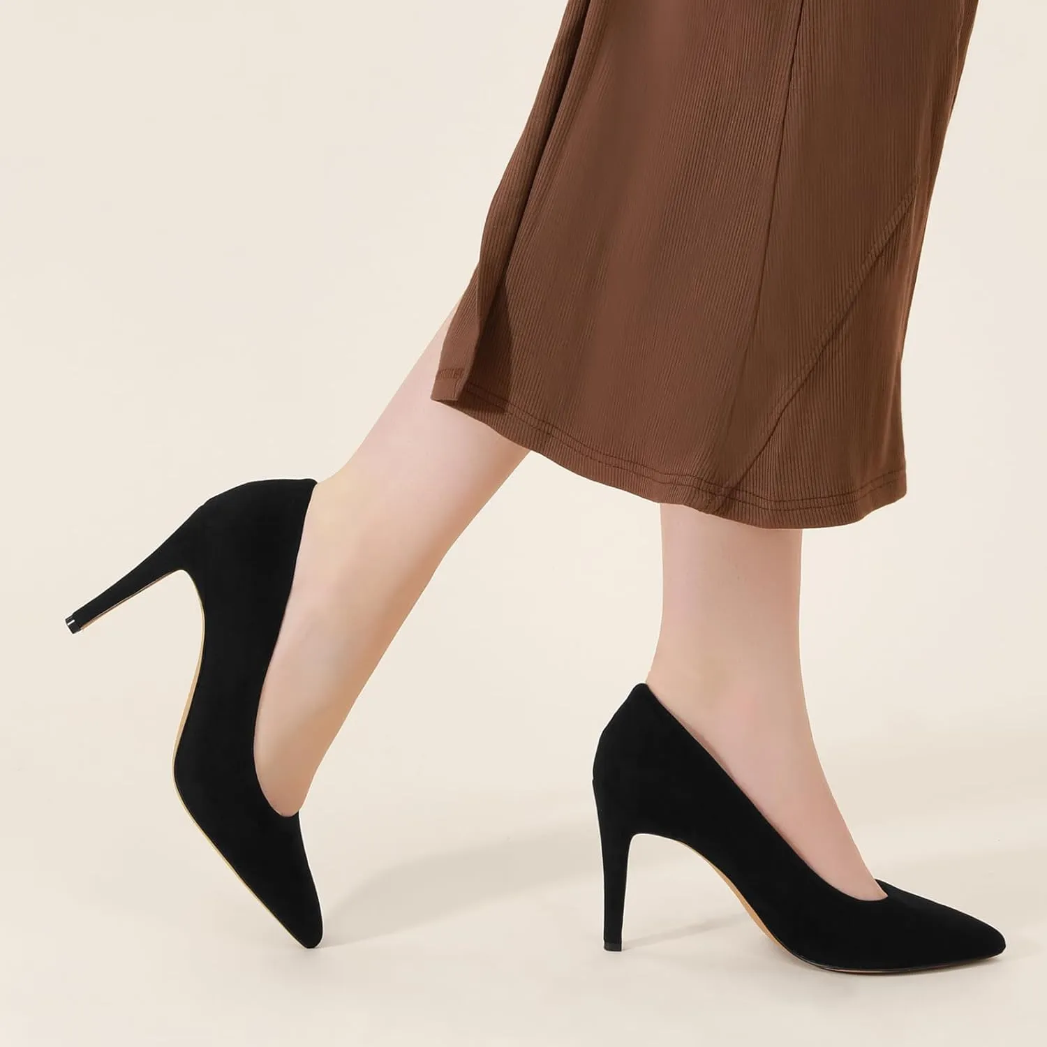 Ankis Pump Shoes for Women Black