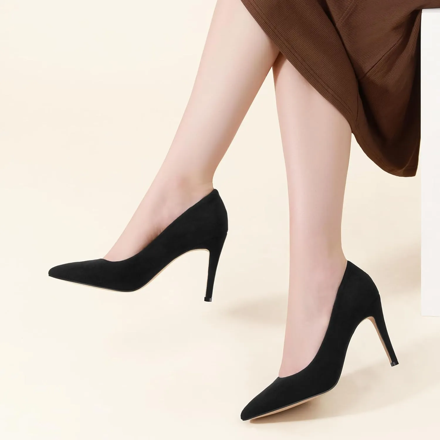 Ankis Pump Shoes for Women Black