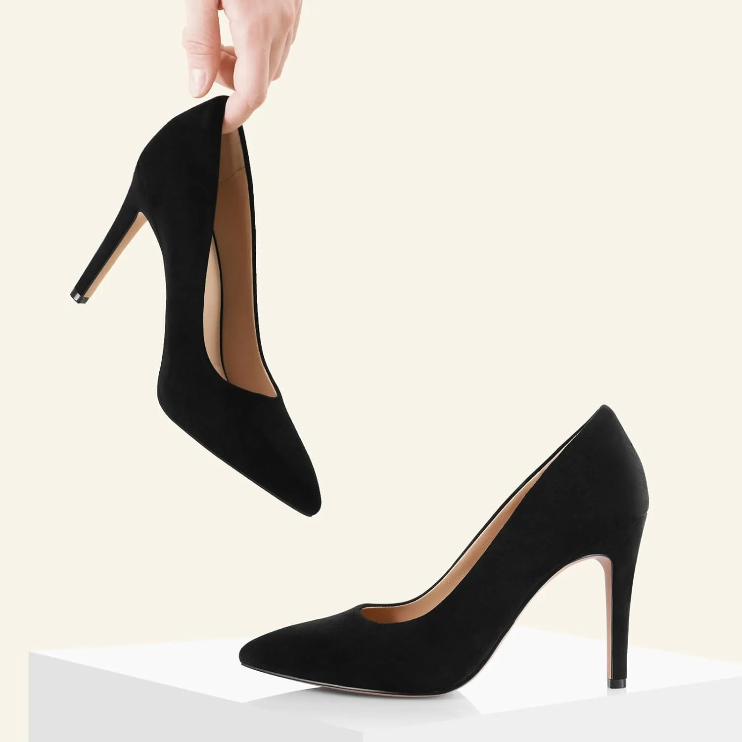 Ankis Pump Shoes for Women Black