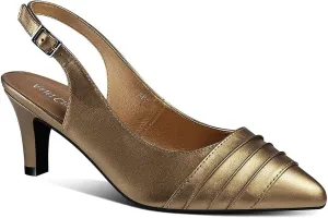 ANN CREEK 'Lossom' Women's Dressy Sandals Pump Shoes with 2.5 inch Kitten Heel  Half Size Available