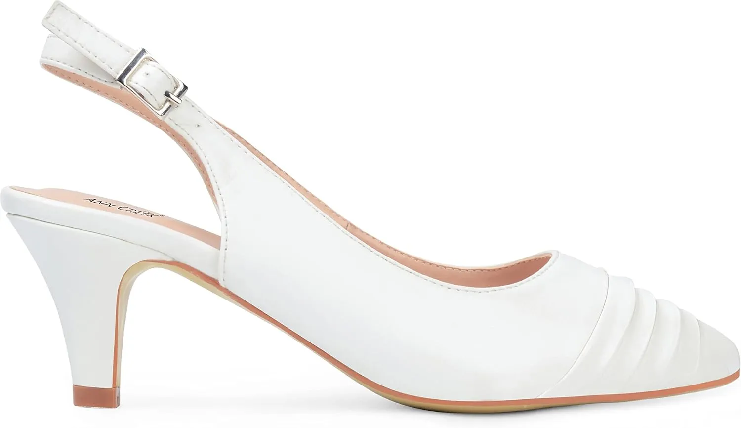 ANN CREEK 'Lossom' Women's Dressy Sandals Pump Shoes with 2.5 inch Kitten Heel  Half Size Available