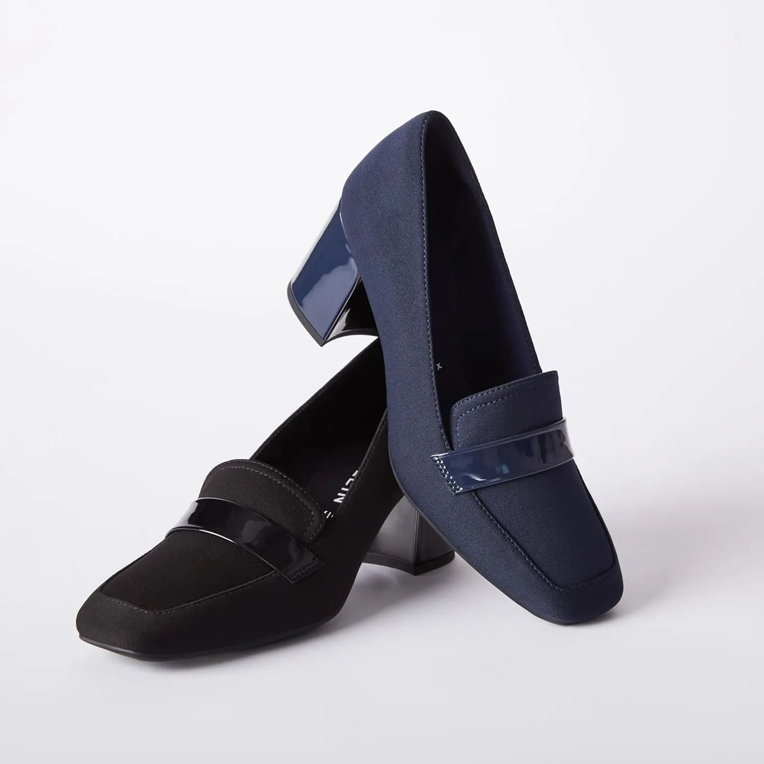 Anne Klein Womens Telepathy Slip-On Loafer Heels