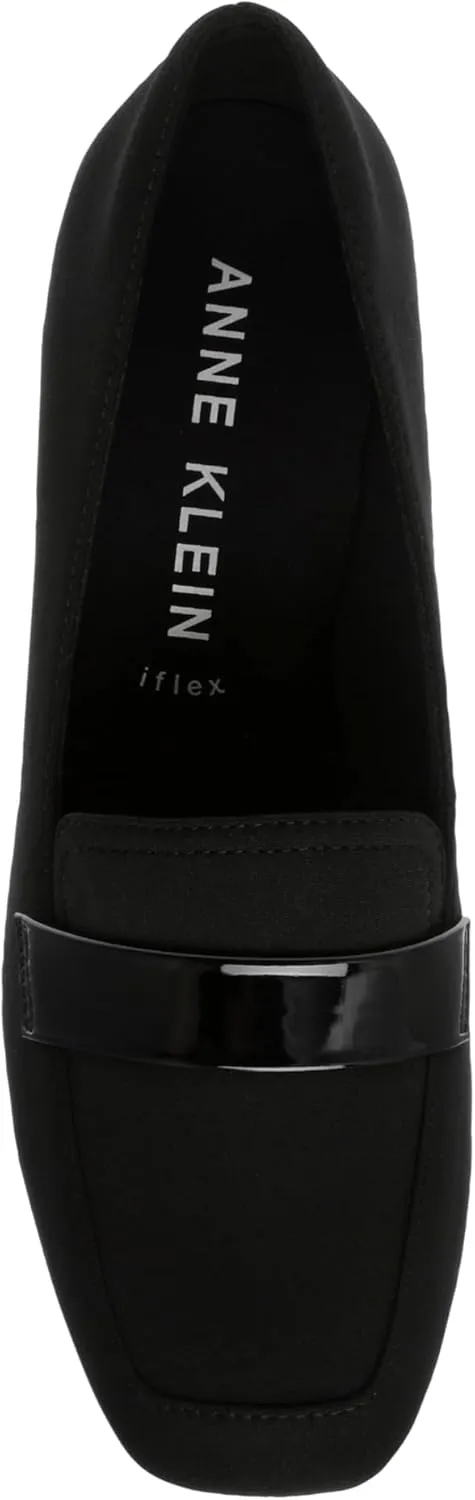 Anne Klein Womens Telepathy Slip-On Loafer Heels