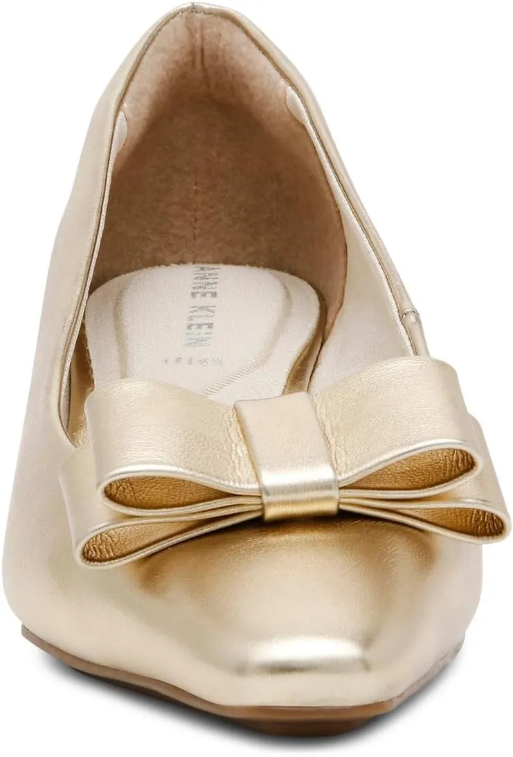 Anne Klein Womens Theresa Bow Pumps