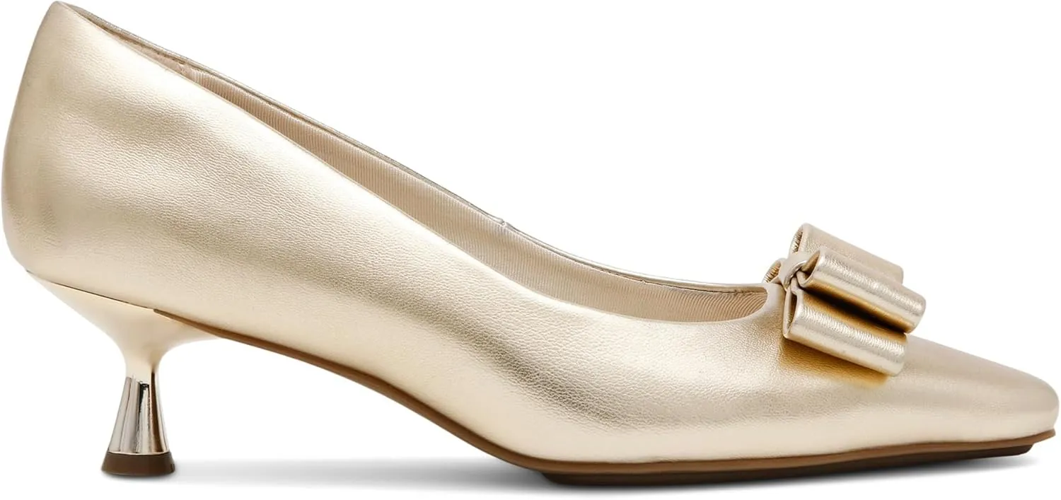 Anne Klein Womens Theresa Bow Pumps