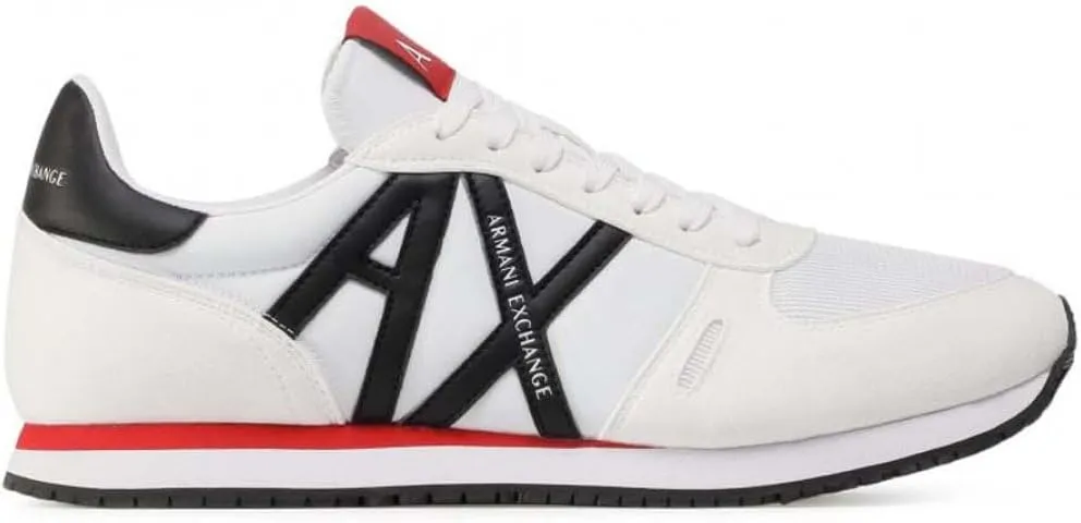 Armani Exchange Men's Lace Up Logo Sneaker