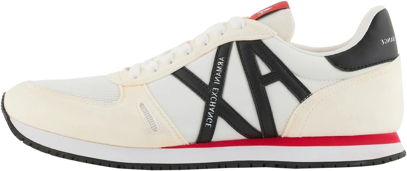 Armani Exchange Men's Lace Up Logo Sneaker