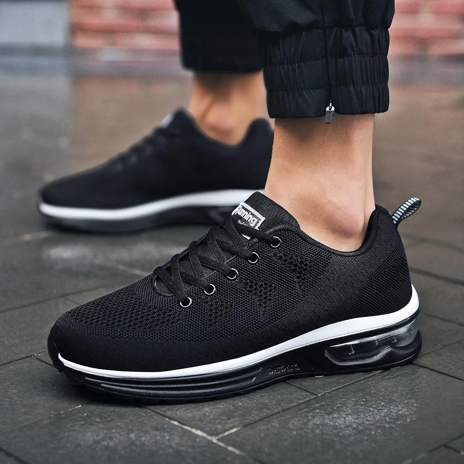 AUPERF Men's Running Shoes Lightweight Breathable Workout Footwear Walking Sports Tennis Sneaker