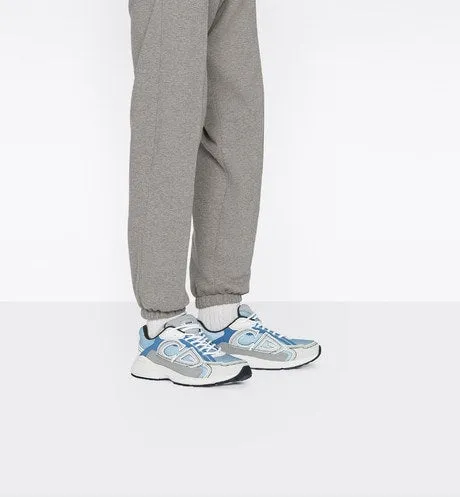 B30 Sneaker • Light Blue Mesh and Blue, Gray and White Technical Fabric