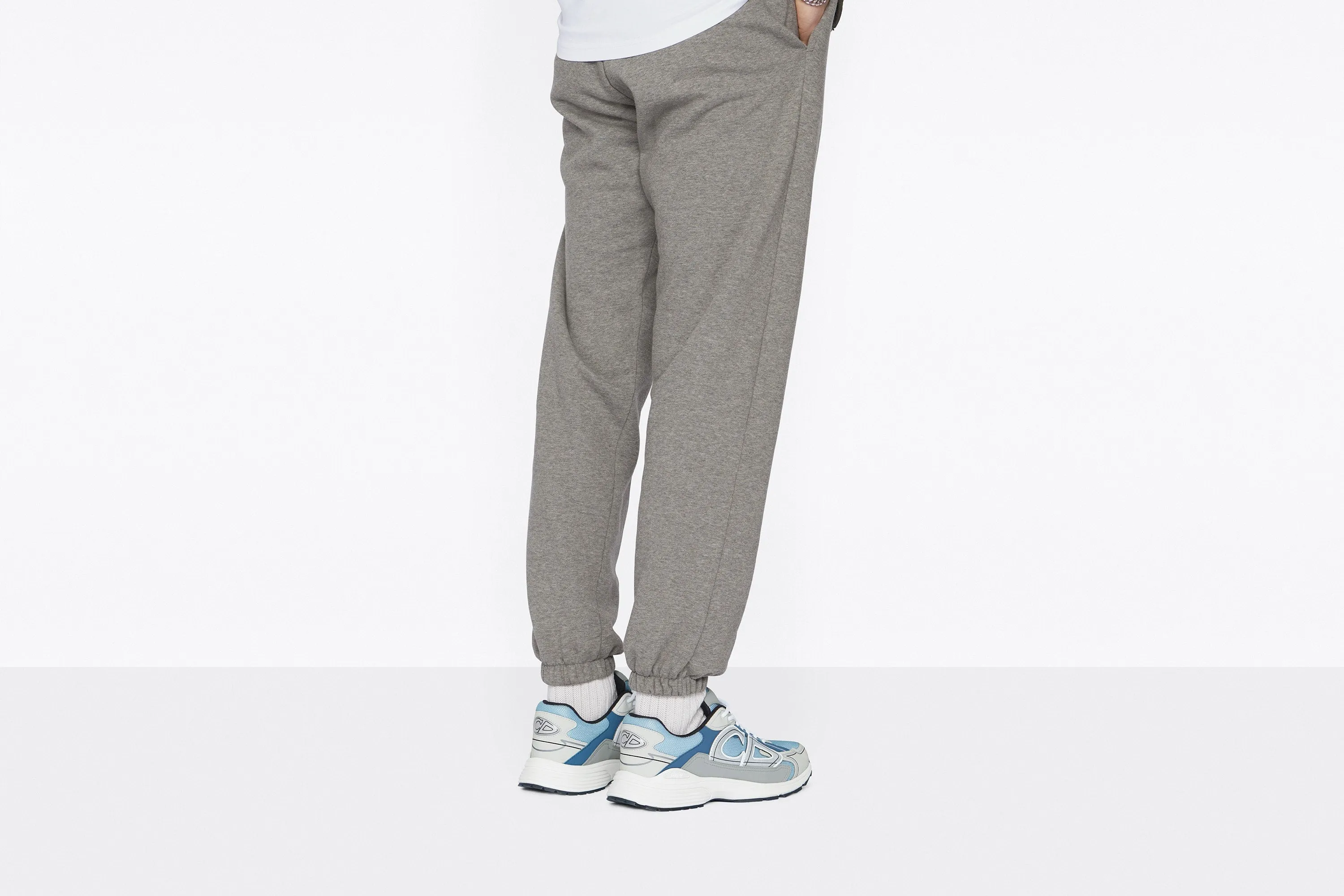 B30 Sneaker • Light Blue Mesh and Blue, Gray and White Technical Fabric