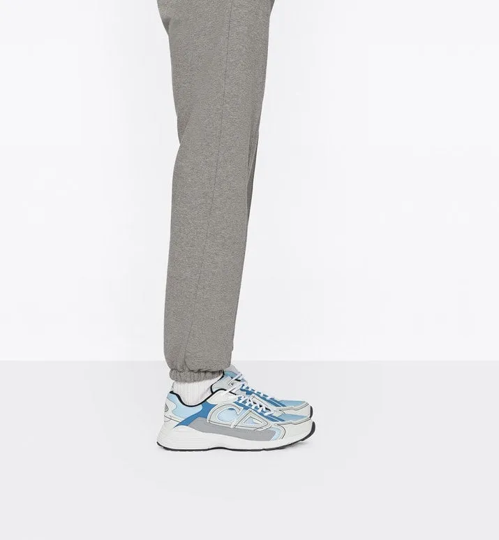B30 Sneaker • Light Blue Mesh and Blue, Gray and White Technical Fabric