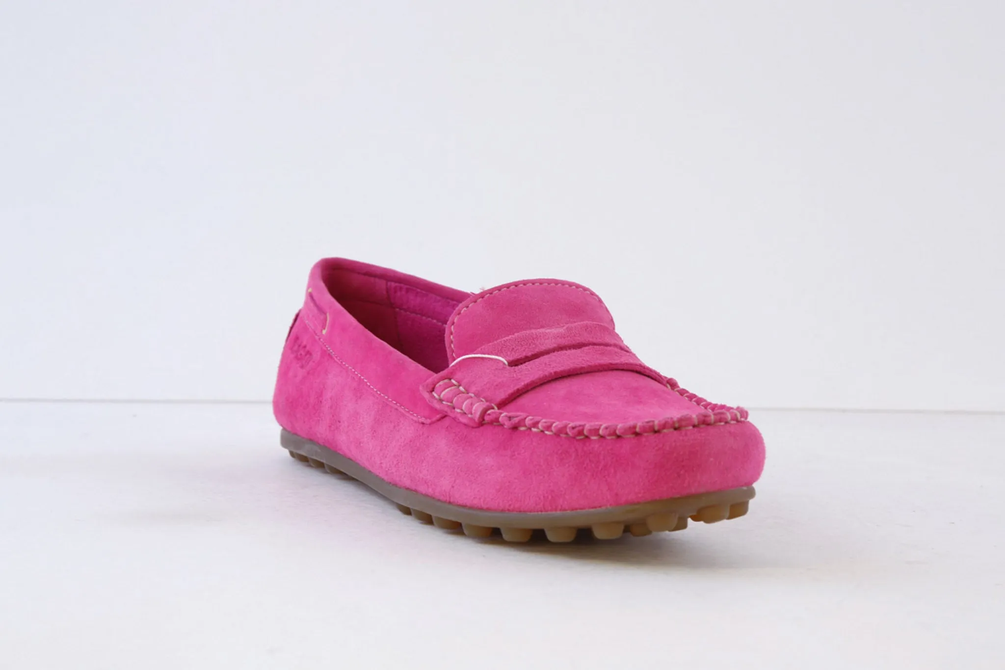 BAGATT - D34-AK664 FLAT LOAFER - PINK SUEDE