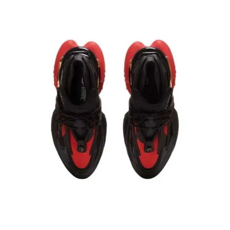 BALMAIN Unicorn Low 'Black Red'