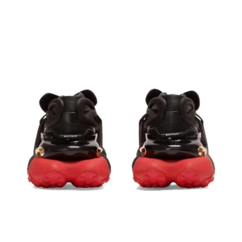 BALMAIN Unicorn Low 'Black Red'