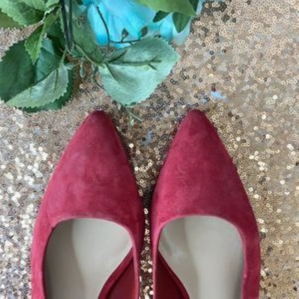 Bella Vita Red Leather Scarlett Slingback Pumps 10