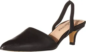 Bella Vita Women's Sarah II Slingback Dress Shoe Shoe, Black Snake, 6 N US