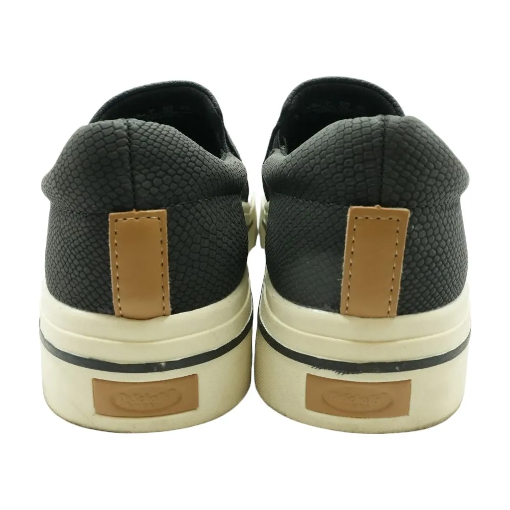 Black Slip On Loafer Athletic Shoes
