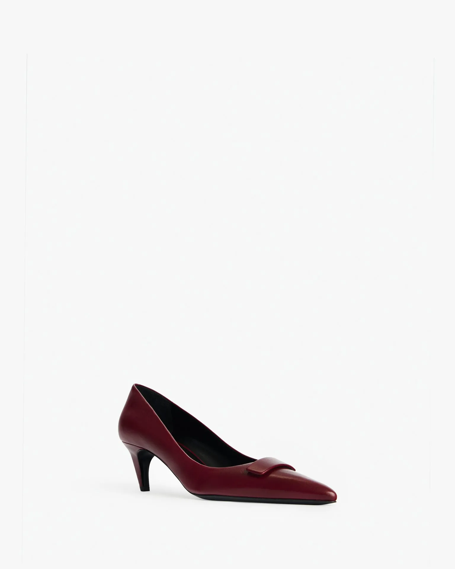 Blade Pump in Bordeaux Leather