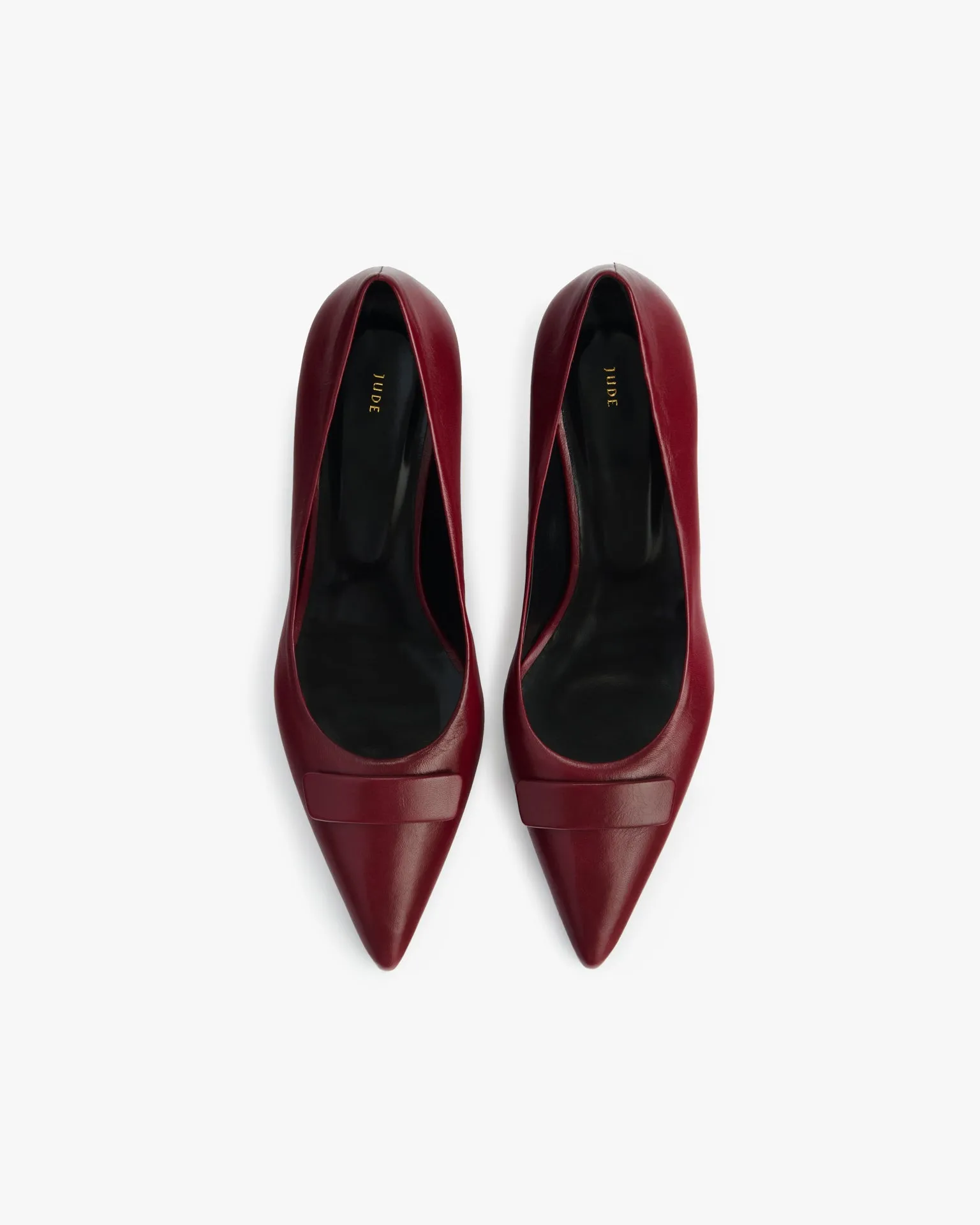 Blade Pump in Bordeaux Leather