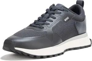 BOSS Men's Big Logo Mesh Mix Lace Up Sneaker