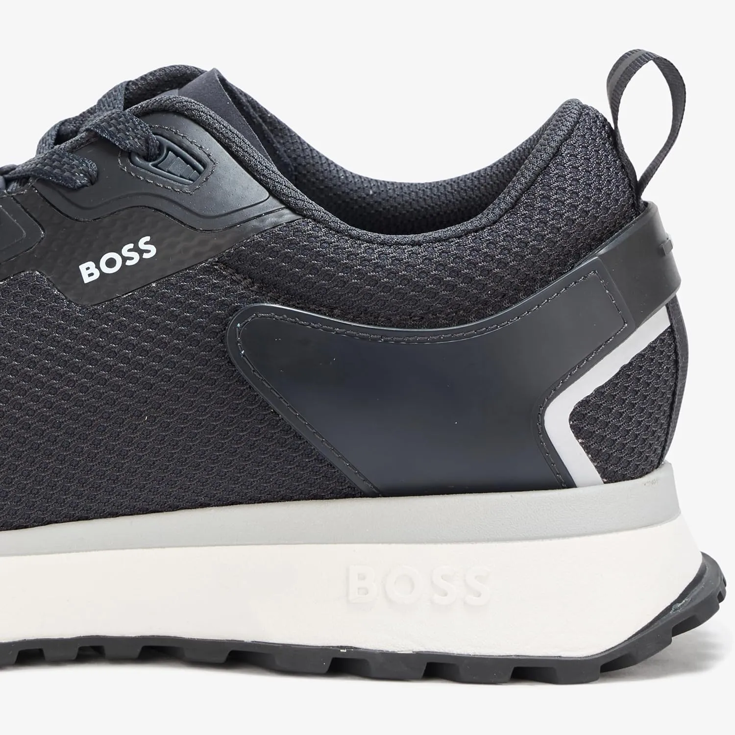 BOSS Men's Big Logo Mesh Mix Lace Up Sneaker