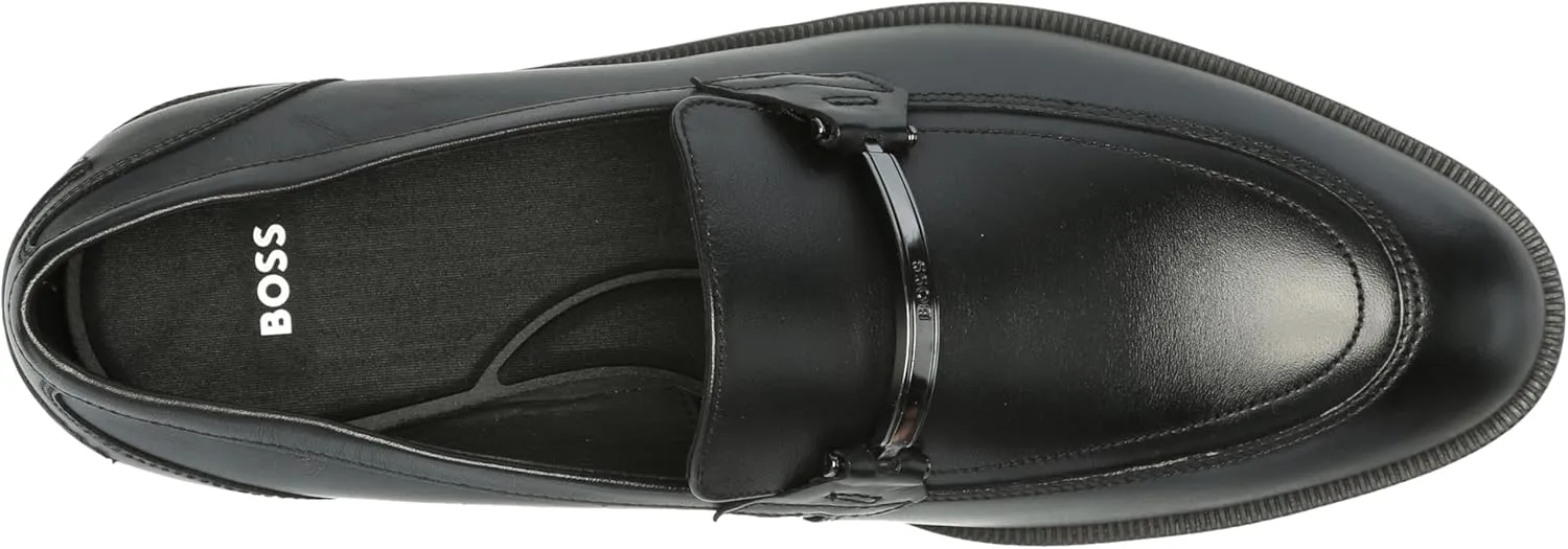 BOSS Men's Tayil Smooth Leather Bit Loafer