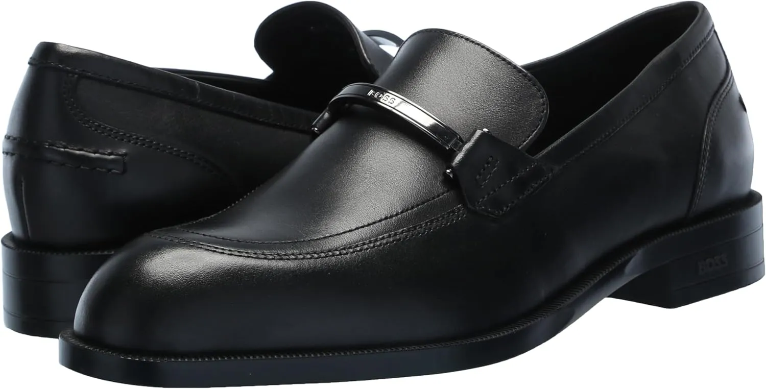 BOSS Men's Tayil Smooth Leather Bit Loafer