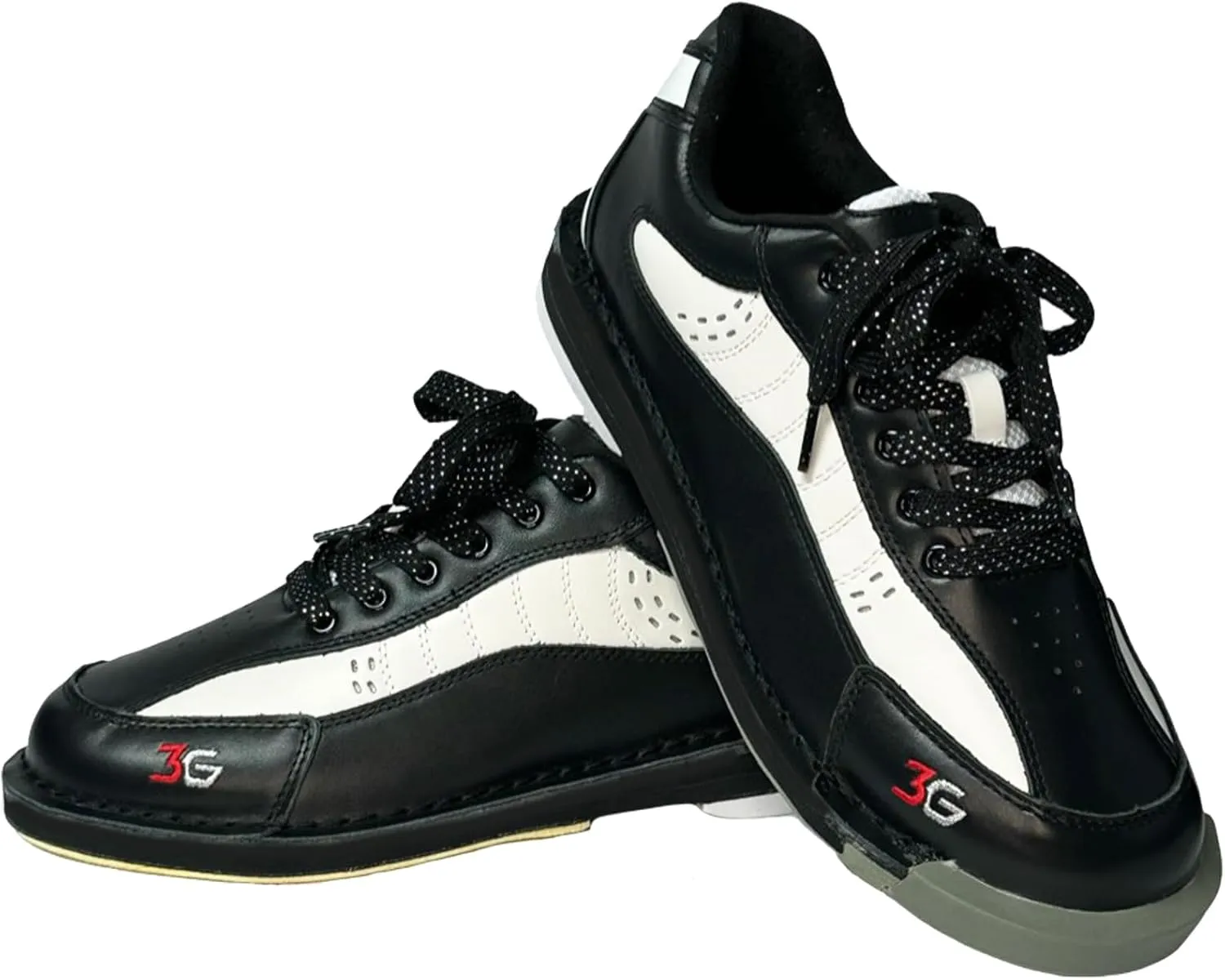 BOWLINGBALL 3G Tour X Right Handed Bowling Shoes - Black/White