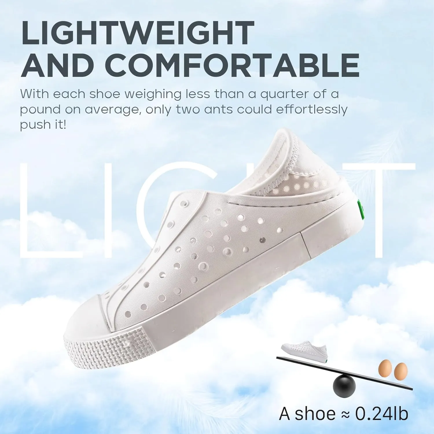 Boys and Girls Lightweight Slip On Sneaker Water Sandals