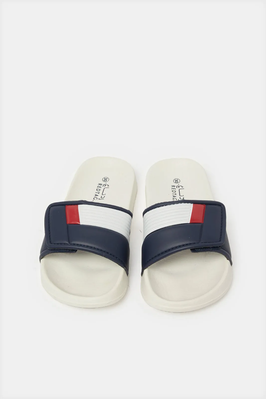 Boys Blue Velcro Slide