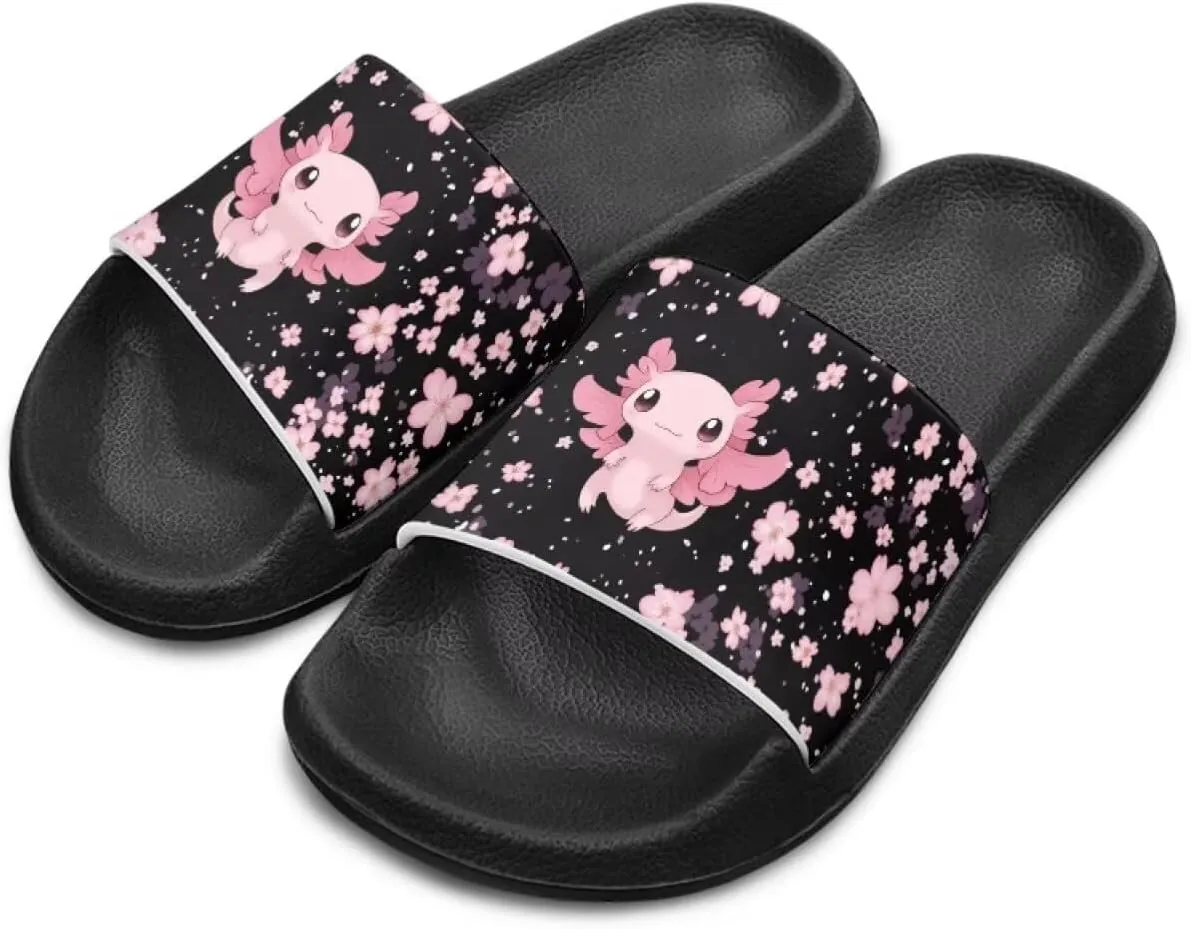 Boys Slides Kids Girls Slippers Blue Beach Sandals Cute Sea Animal Summer Shoes for Home Pool Gifts