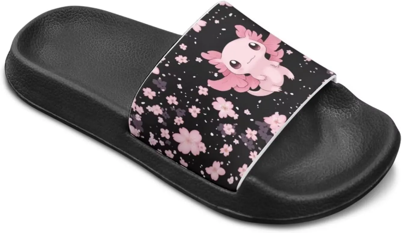 Boys Slides Kids Girls Slippers Blue Beach Sandals Cute Sea Animal Summer Shoes for Home Pool Gifts