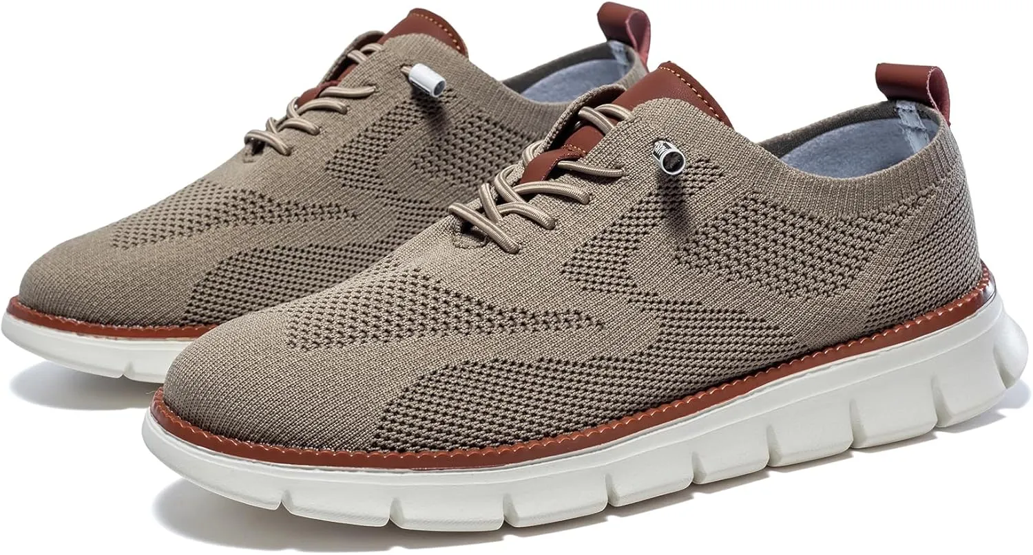 Breeze Men's Mesh Dress Sneakers - Business Shoes