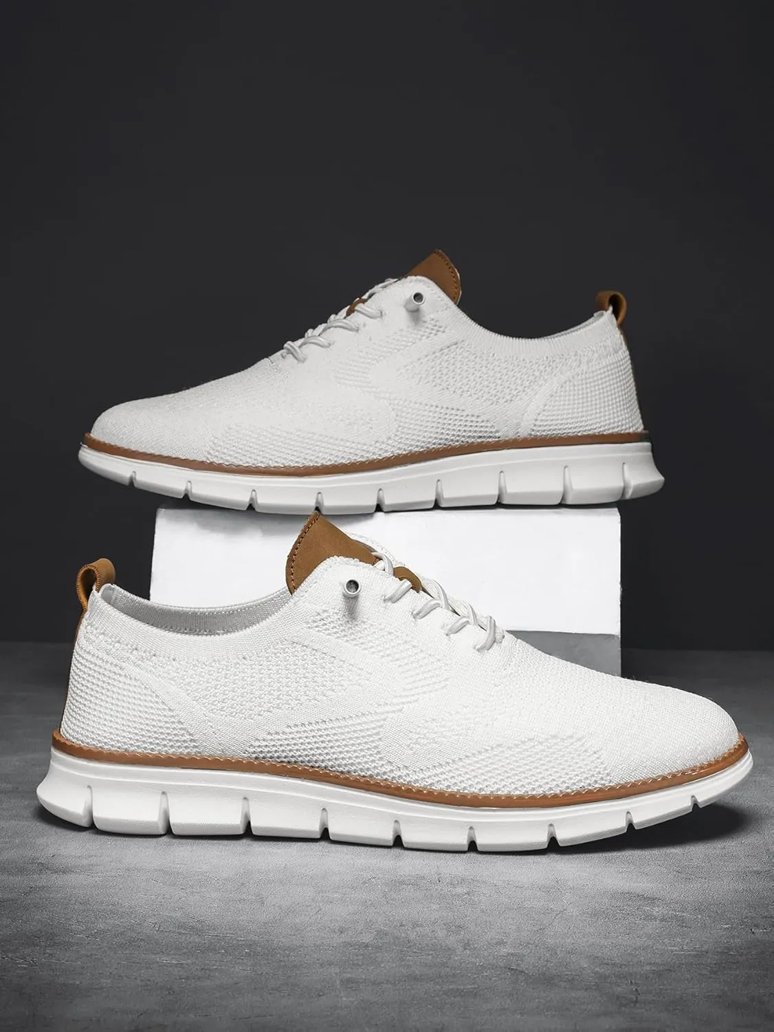 Breeze Men's Mesh Dress Sneakers - Business Shoes