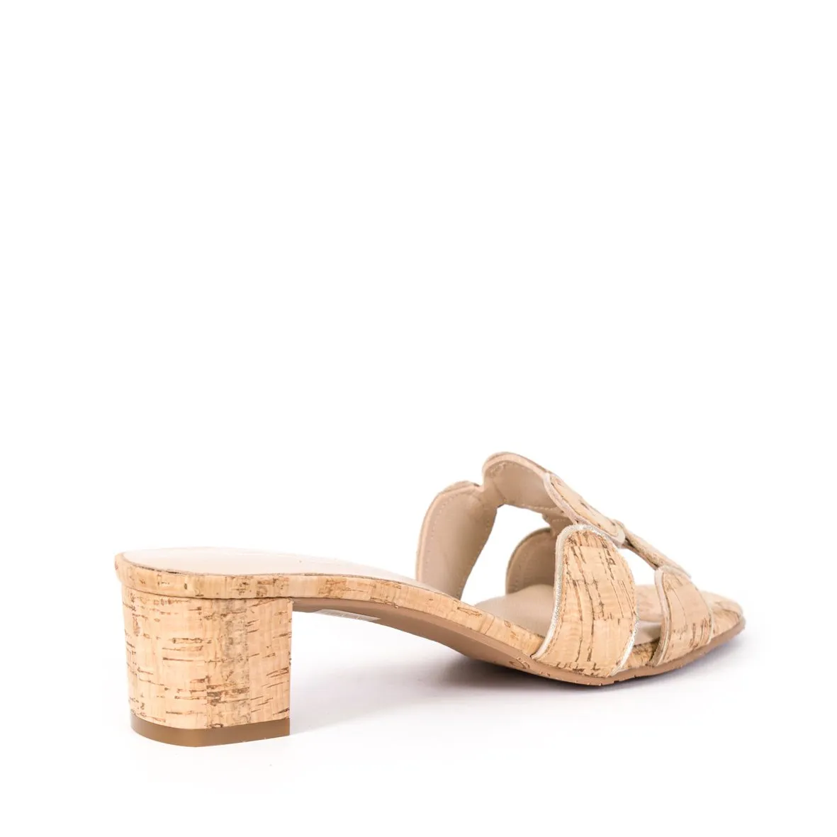 BRENDA ZARO ERIKA CORK SANDALS