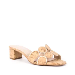 BRENDA ZARO ERIKA CORK SANDALS