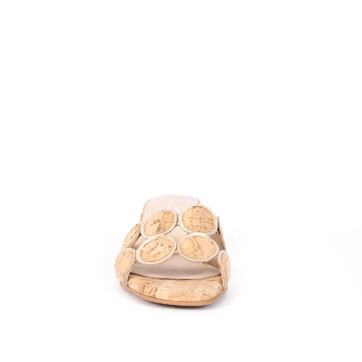 BRENDA ZARO ERIKA CORK SANDALS
