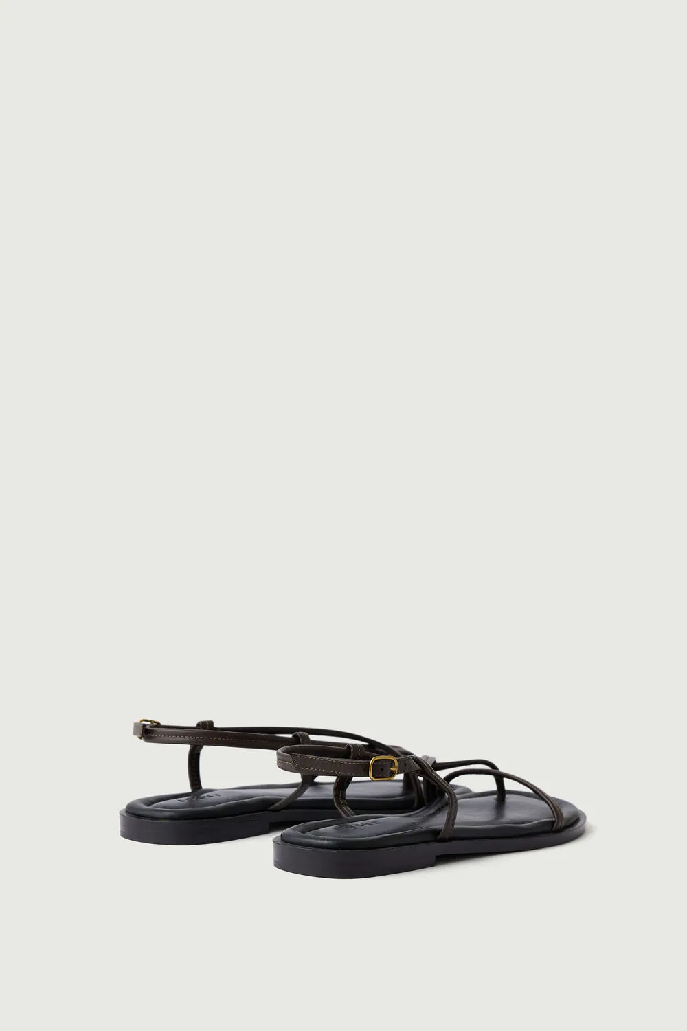 BROWN ELIANE SANDALS