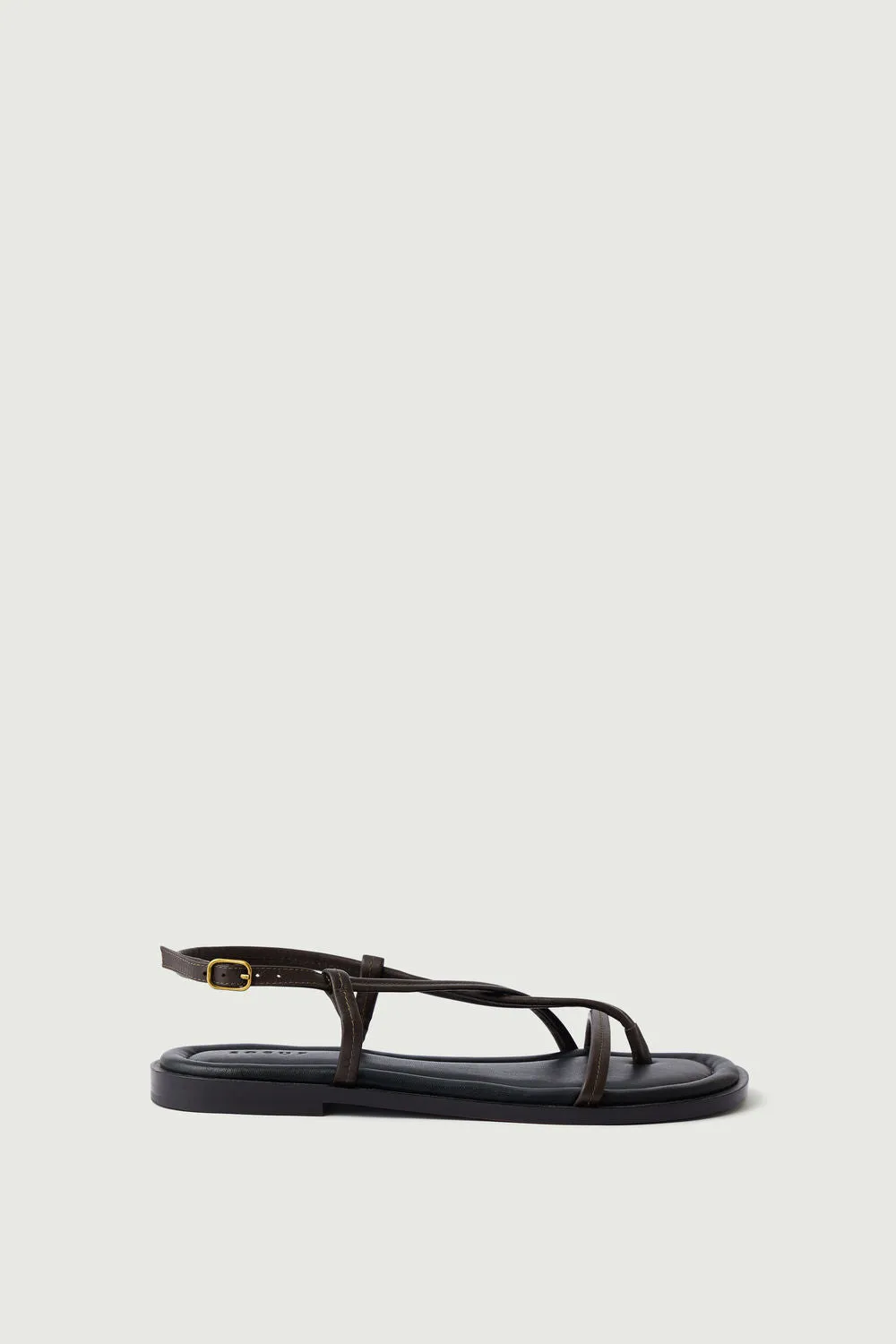 BROWN ELIANE SANDALS