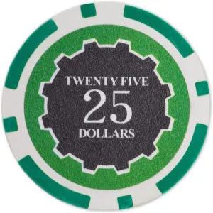 Brybelly Eclipse Poker Chips Heavyweight 14-gram Clay Composite - Pack of 50
