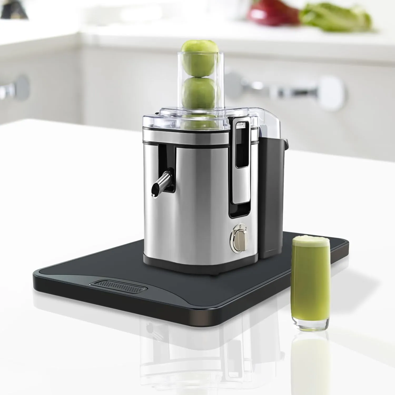 BVN Metals Rolling Tray Appliance Slider, Sliding Tray for Coffee Maker, Coffee Maker Slider, Coffee Caddy, Coffee Pot Slider for Counter, Blender Toaster Air Fryer Food Processors Mixer.