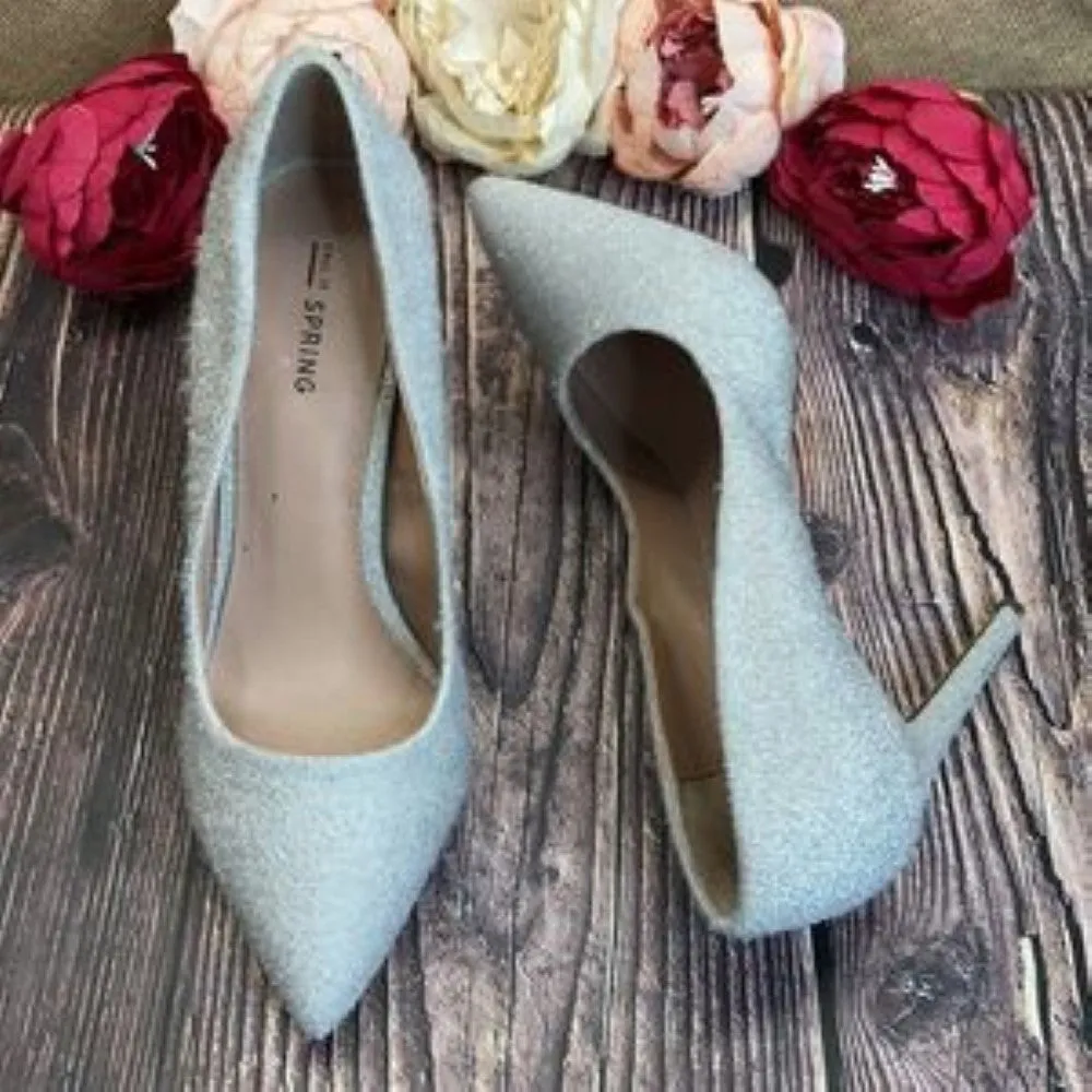 Call It Spring Silver Agrirewiel Pumps 8.5