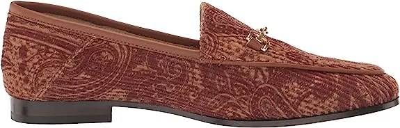 Chain Premium variety Sam Detail Frontier Brown Vamp Loraine Slip-On Leather Loafers Edelman Hurry, ends soon