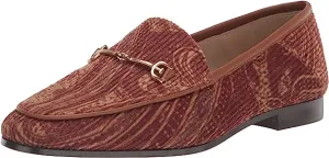 Chain Premium variety Sam Detail Frontier Brown Vamp Loraine Slip-On Leather Loafers Edelman Hurry, ends soon